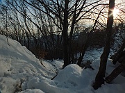 79 Scendo nella neve ancor più rammollita
